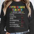 5th Grade Teacher Report Card Appreciation Men Women Women Crewneck Sweatshirt, funny design 5th Grade Teacher Report Card Appreciation Men Women Women Crewneck Sweatshirt, funny design