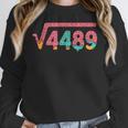 67 Ice Cream Drip Meme Square Root 4489 Slang Math Teacher Women Crewneck Sweatshirt, funny design