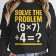 67 Meme Math Teacher School 6-7 Brain Rot Six Seven Women Crewneck Sweatshirt, funny design 67 Meme Math Teacher School 6-7 Brain Rot Six Seven Women Crewneck Sweatshirt, funny design