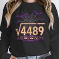 67 Meme Math Teacher Square Root 4489 Halloween Women Crewneck Sweatshirt, funny design
