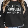 67 Meme PEMDAS Elementary Math Teacher Brainrot Joke Women Crewneck Sweatshirt, funny design