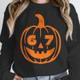 67 Six Seven Halloween Costume For Students Teachers Women Crewneck Sweatshirt, funny design
