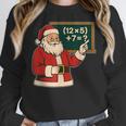 67 Teacher Christmas Santa Six Seven Meme Brainrot Math Joke Women Crewneck Sweatshirt, funny design 67 Teacher Christmas Santa Six Seven Meme Brainrot Math Joke Women Crewneck Sweatshirt, funny design