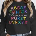 ABC Elemeno Kindergarten Teacher Boy Girl Kid Back To School Women Crewneck Sweatshirt, funny design