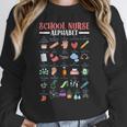 ABC School Nurse Alphabet Student Teacher Health Worker Women Crewneck Sweatshirt, funny design ABC School Nurse Alphabet Student Teacher Health Worker Women Crewneck Sweatshirt, funny design