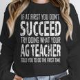 AG Teacher Shirt If At First You Don't Succeed Agriculture Women Crewneck Sweatshirt, funny design AG Teacher Shirt If At First You Don't Succeed Agriculture Women Crewneck Sweatshirt, funny design