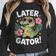 Alligator Later Gator Teacher Summer Last Day Fun Women Crewneck Sweatshirt, funny design Alligator Later Gator Teacher Summer Last Day Fun Women Crewneck Sweatshirt, funny design
