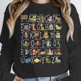 Alphabet Animals Back To School Pre-K Kindergarten Teacher Women Crewneck Sweatshirt, funny design Alphabet Animals Back To School Pre-K Kindergarten Teacher Women Crewneck Sweatshirt, funny design
