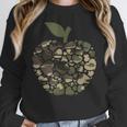 Apple Hearts Teacher Camouflage Clothing School Camo Apple For Men Women Girls Kids Women Crewneck Sweatshirt, funny design