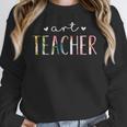 Art Teacher Cute Floral Women Crewneck Sweatshirt, funny design