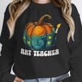 Art Teacher Pumpkin Halloween Night Men Women Women Crewneck Sweatshirt, funny design Art Teacher Pumpkin Halloween Night Men Women Women Crewneck Sweatshirt, funny design