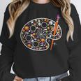 Art Teacher Pumpkin Scary Halloween Costume Men Women Women Crewneck Sweatshirt, funny design Art Teacher Pumpkin Scary Halloween Costume Men Women Women Crewneck Sweatshirt, funny design