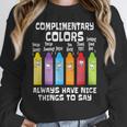 Artist Art Teacher School Artist Joke Women Crewneck Sweatshirt, funny design