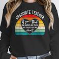 Associate Teacher If You Think My Hands Are Full Women Crewneck Sweatshirt, funny design Associate Teacher If You Think My Hands Are Full Women Crewneck Sweatshirt, funny design