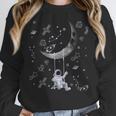 Astronaut Purple Moon Swing NASA Space Science Teacher Women Crewneck Sweatshirt, Science Teacher Gifts, funny design Astronaut Purple Moon Swing NASA Space Science Teacher Women Crewneck Sweatshirt, Science Teacher Gifts, funny design