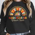 Back To School Kindergarten Dream Team Teacher Love Floral Women Crewneck Sweatshirt, funny design