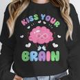 Back To School Kiss Your Brain Cute Teacher Appreciation Women Crewneck Sweatshirt, funny design Back To School Kiss Your Brain Cute Teacher Appreciation Women Crewneck Sweatshirt, funny design