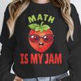 Back To School Math Is My Jam Math Teacher Women Crewneck Sweatshirt, funny design