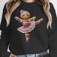 Ballet Dancer Gingerbread Christmas Dance Teacher Girl Women Women Crewneck Sweatshirt, funny design