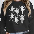 Ballet Ghost Dancer Spooky Dance Teacher Halloween Costume Women Crewneck Sweatshirt, funny design Ballet Ghost Dancer Spooky Dance Teacher Halloween Costume Women Crewneck Sweatshirt, funny design