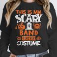 Band Teacher Halloween Shirt Costume School Marching Band For Men Women Women Crewneck Sweatshirt, funny design