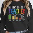 Battery Life Of A Teacher School Teacher Appreciation Women Crewneck Sweatshirt, funny design Battery Life Of A Teacher School Teacher Appreciation Women Crewneck Sweatshirt, funny design