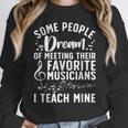 Best Music Teacher For Men Women Musician Band Piano Teacher Women Crewneck Sweatshirt, funny design Best Music Teacher For Men Women Musician Band Piano Teacher Women Crewneck Sweatshirt, funny design