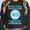 Biology Facts Science Teacher Student Biologist Women Crewneck Sweatshirt, Science Teacher Gifts, funny design