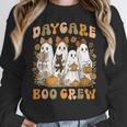 Boo Crew Daycare Teacher Matching Halloween Costume Ghost Women Crewneck Sweatshirt, funny design Boo Crew Daycare Teacher Matching Halloween Costume Ghost Women Crewneck Sweatshirt, funny design