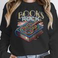 Books Rock Rock'n Roll Science Of Reading Teachers Guitar Women Crewneck Sweatshirt, Science Teacher Gifts, funny design Books Rock Rock'n Roll Science Of Reading Teachers Guitar Women Crewneck Sweatshirt, Science Teacher Gifts, funny design