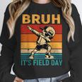 Bruh It's Field Day Teacher Happy Field Day Dabbing Boy Women Crewneck Sweatshirt, funny design Bruh It's Field Day Teacher Happy Field Day Dabbing Boy Women Crewneck Sweatshirt, funny design