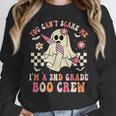 You Can't Scare Me Im A 2nd-Grade Boo Crew Teacher Halloween Women Crewneck Sweatshirt, funny design You Can't Scare Me Im A 2nd-Grade Boo Crew Teacher Halloween Women Crewneck Sweatshirt, funny design