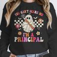 You Can't Scare Me I'm a Principal Halloween Teacher Women Crewneck Sweatshirt, funny design You Can't Scare Me I'm a Principal Halloween Teacher Women Crewneck Sweatshirt, funny design