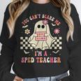 You Can't Scare Me I'm A SPED Teacher Crew Squad Halloween Women Crewneck Sweatshirt, funny design You Can't Scare Me I'm A SPED Teacher Crew Squad Halloween Women Crewneck Sweatshirt, funny design