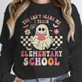 You Can't Scare Me I Teach Elementary School Teacher Spooky Women Crewneck Sweatshirt, funny design You Can't Scare Me I Teach Elementary School Teacher Spooky Women Crewneck Sweatshirt, funny design