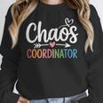 Chaos Coordinator Teacher Student Back To School 2025 Women Crewneck Sweatshirt, funny design