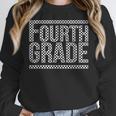 Checkered Fourth Grade Teacher Team Crew Back To School Women Crewneck Sweatshirt, funny design Checkered Fourth Grade Teacher Team Crew Back To School Women Crewneck Sweatshirt, funny design