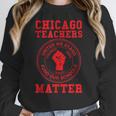 Chicago Teachers Matter Support Union Education Red For Ed Women Crewneck Sweatshirt, funny design Chicago Teachers Matter Support Union Education Red For Ed Women Crewneck Sweatshirt, funny design