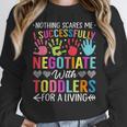 Childcare Teacher Negotiate With Toddlers Daycare Provider Men Women Girls Kids Women Crewneck Sweatshirt, funny design