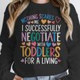 Childcare Teacher Negotiate With Toddlers Daycare Provider Women Crewneck Sweatshirt, funny design Childcare Teacher Negotiate With Toddlers Daycare Provider Women Crewneck Sweatshirt, funny design