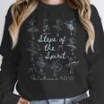 Christian Steps Of Spirit Bible Verse Ballet Dancer Teacher Women Crewneck Sweatshirt, funny design Christian Steps Of Spirit Bible Verse Ballet Dancer Teacher Women Crewneck Sweatshirt, funny design