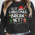 Is It Christmas Break Yet Xmas Holiday Teacher Women Women Crewneck Sweatshirt, funny design Is It Christmas Break Yet Xmas Holiday Teacher Women Women Crewneck Sweatshirt, funny design