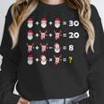 Christmas Math Quiz Teacher Equation Math Teacher Women Crewneck Sweatshirt, funny design Christmas Math Quiz Teacher Equation Math Teacher Women Crewneck Sweatshirt, funny design
