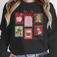 Christmas Teacher Stamps Women Crewneck Sweatshirt, funny design