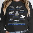 Cloud Watcher Cloud Types Science Student Teacher Cute Faces Women Crewneck Sweatshirt, Science Teacher Gifts, funny design Cloud Watcher Cloud Types Science Student Teacher Cute Faces Women Crewneck Sweatshirt, Science Teacher Gifts, funny design