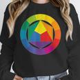 Color Wheel Palette Shirt Artist Painter Art Teacher Tshirt Women Crewneck Sweatshirt, funny design