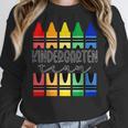 Colorful Crayon Kindergarten Team Tee For Teachers Students Men Women Kids Women Crewneck Sweatshirt, funny design