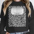 Composition Notebook Matching Group Halloween Teachers Women Crewneck Sweatshirt, funny design Composition Notebook Matching Group Halloween Teachers Women Crewneck Sweatshirt, funny design
