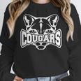 Cougars Teacher Student School Sports Fan Team Spirit Women Crewneck Sweatshirt, funny design Cougars Teacher Student School Sports Fan Team Spirit Women Crewneck Sweatshirt, funny design