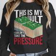 Couldn't Take The Pressure Geology Earth Science Teacher Women Crewneck Sweatshirt, Science Teacher Gifts, funny design